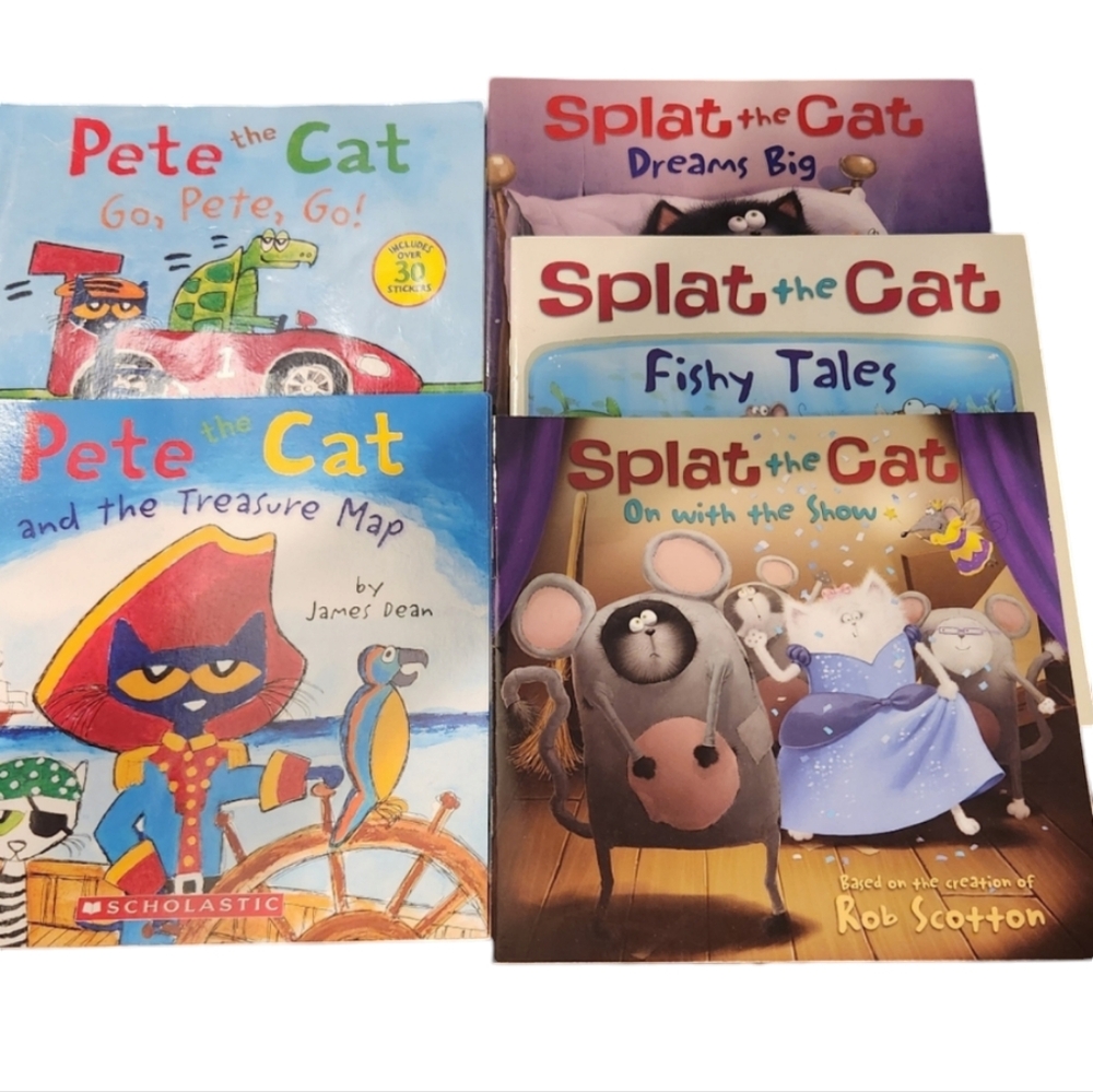 Splat the Cat & Pete the Cat books